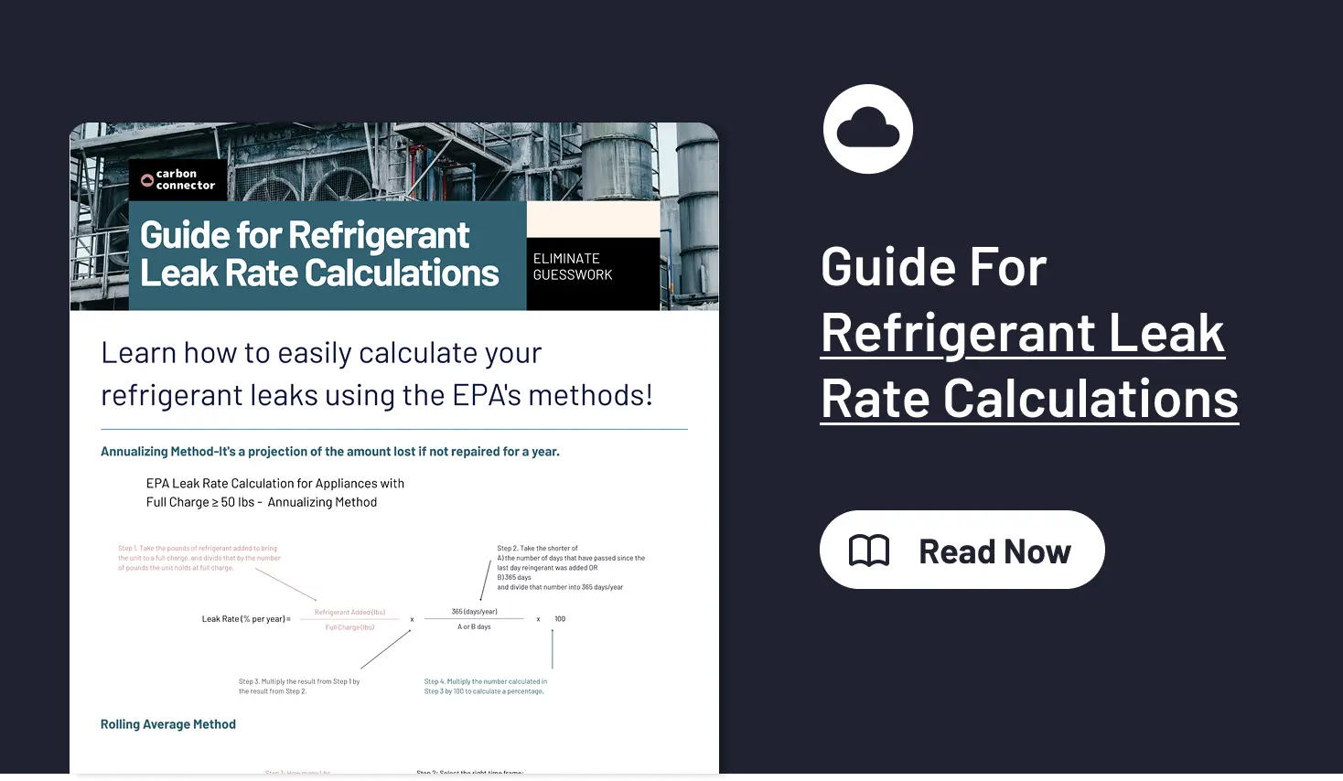 Cheat Sheet - Guide For Refrigerant Leak Rate Calculations